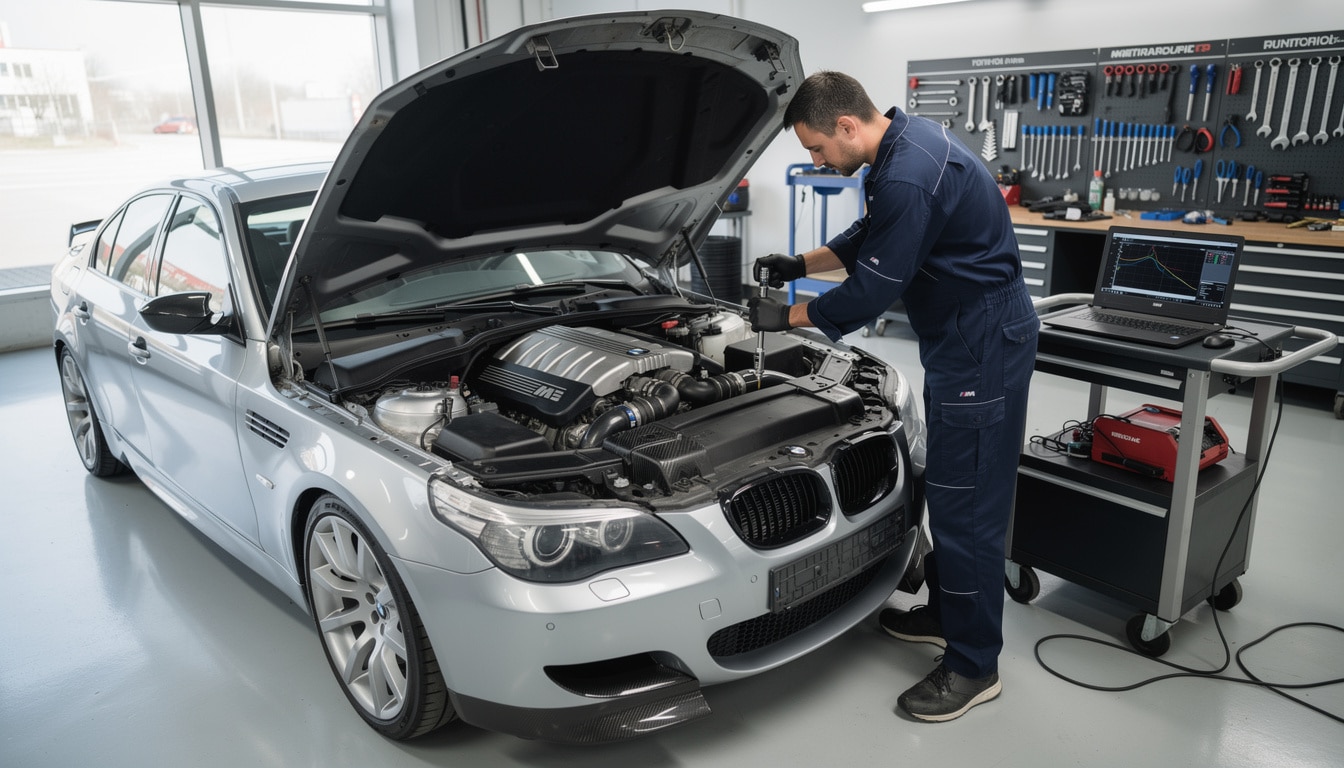 découvrez notre guide complet pour sublimer votre bmw m5 e60 v10 grâce au tuning : conseils, astuces et pièces indispensables pour optimiser les performances et le look de votre sportive.