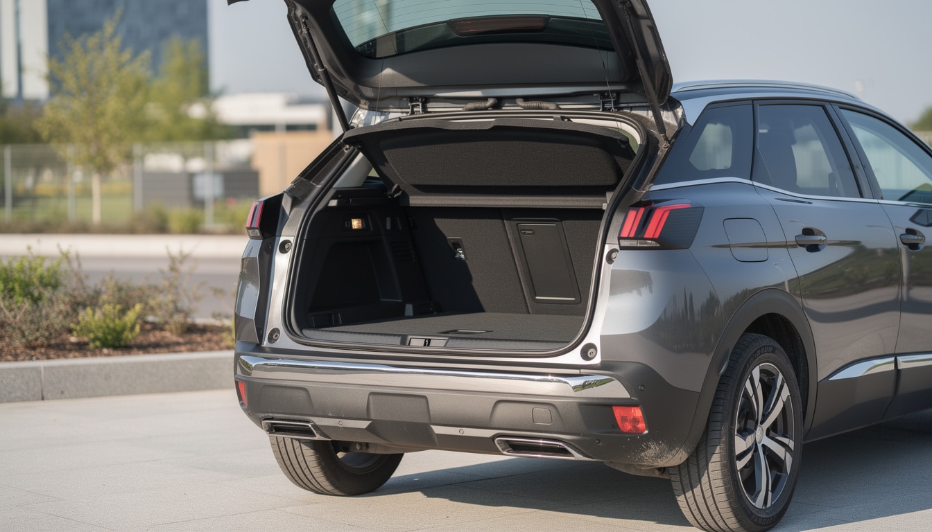 découvrez la dimension du coffre de la peugeot 3008 version 2026, ses capacités de rangement et tout ce qu'il faut savoir pour optimiser votre espace de chargement.