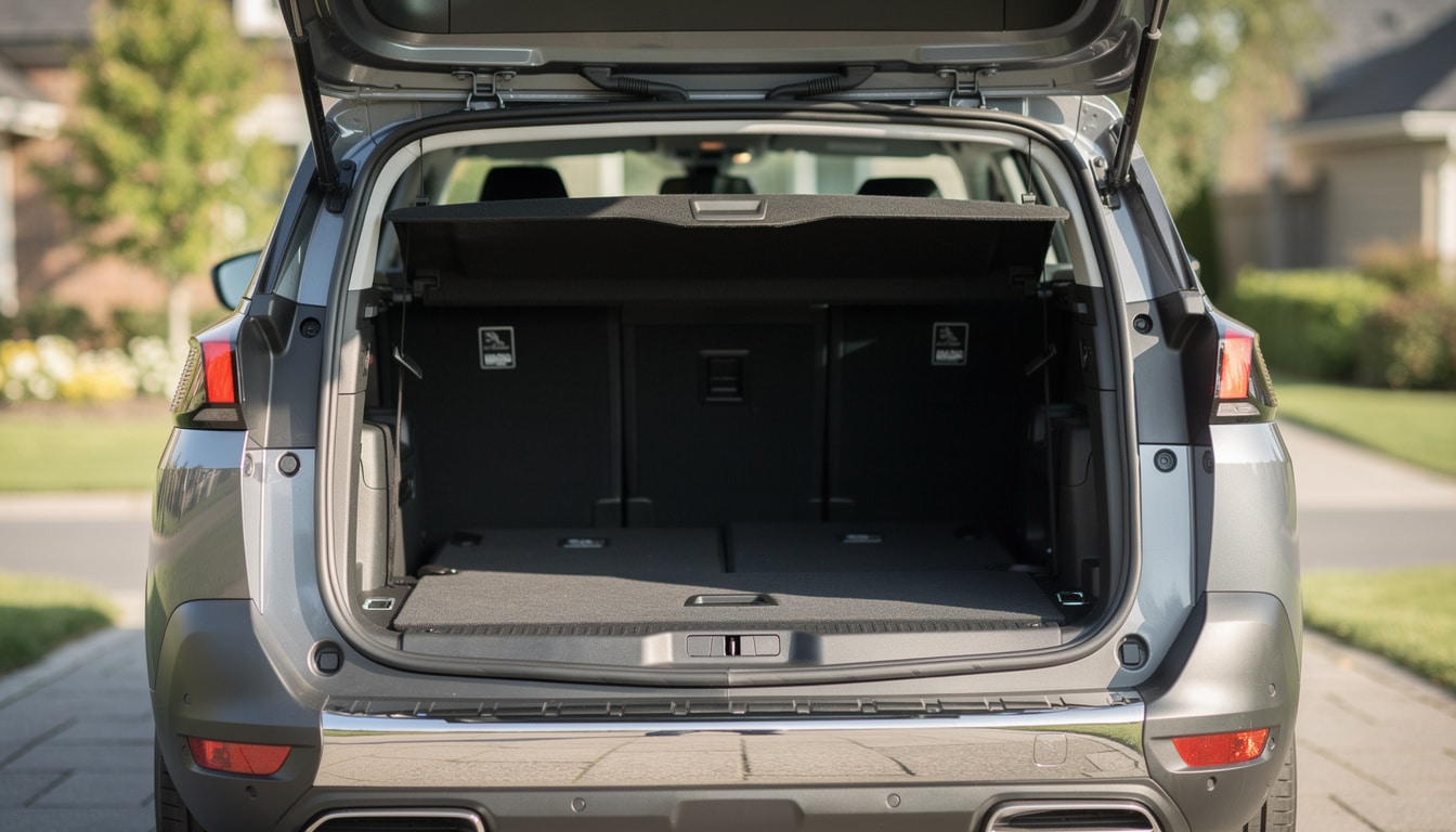 découvrez la dimension du coffre du peugeot 5008 version 2026 et ses capacités de chargement pour optimiser votre espace de rangement lors de vos déplacements.