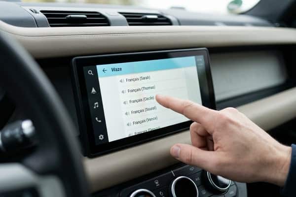 Illustration — Où changer la voix dans Waze ?